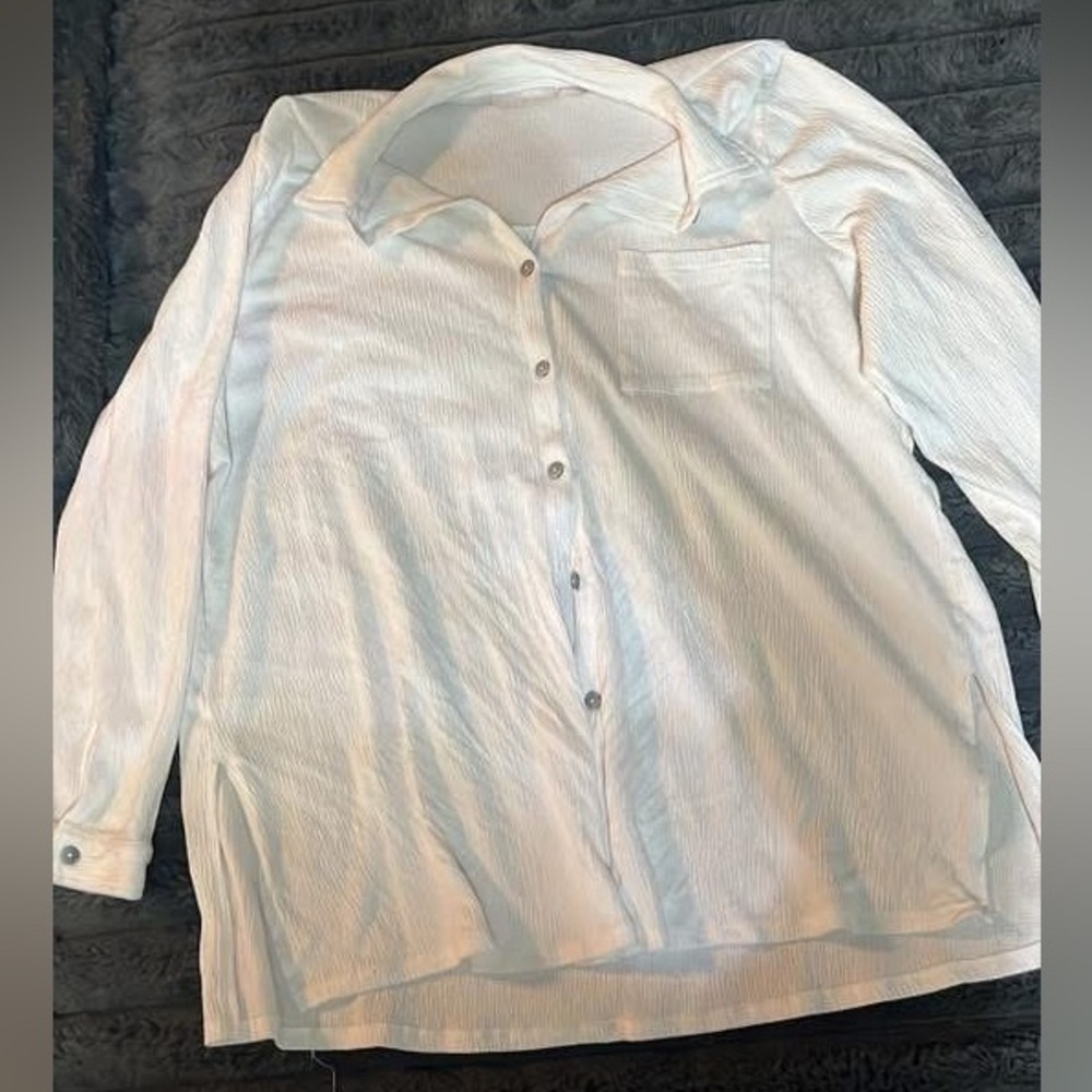 White Button-Up Shirt
